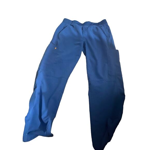 Figs Kade cargo scub pants in royal blue size medium /small - Picture 1 of 5